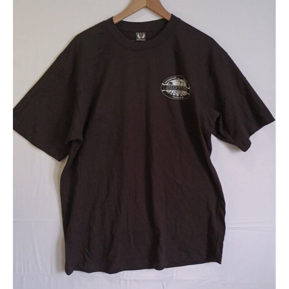 Survivor Operation Iraqi Freedom Kuwait T Shirt BatEE Design Size XL New Tags